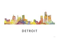 Detroit Michigan Skyline Fine Art Print