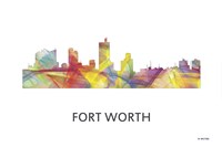 Fort Worth Texas  Skyline Fine Art Print