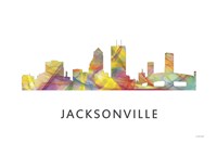 Jacksonville Florida Skyline Fine Art Print