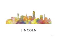 Lincoln Nebraska  Skyline Fine Art Print
