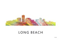 Long Beach California Skyline Fine Art Print