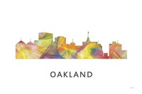 Oakland California Skyline Fine Art Print