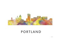 Portland Oregan Skyline Fine Art Print
