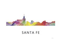 Santa Fe New Mexico Skyline Fine Art Print