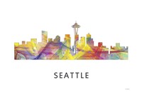 Seattle Washington Skyline Fine Art Print