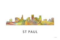 St Paul Minnesota Skyline Fine Art Print