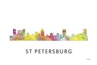 St Petersburg Florida Skyline Fine Art Print