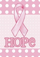 Pink Polka Dot Hope Fine Art Print