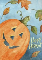 Happy Harvest Pumpkin Fine Art Print