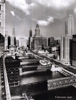 On the Chicago River, c.1930 Fine Art Print