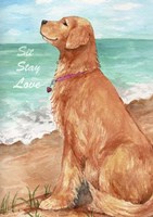 Golden Stay Love Fine Art Print