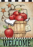 Welcome Apple Basket Fine Art Print