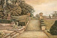 Steps to the Garden I Fine Art Print