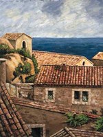 Coastal Village II Fine Art Print