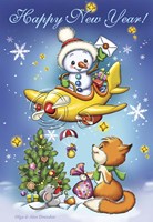 New Year?s Air Mail Fine Art Print