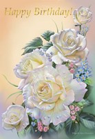 White Roses Fine Art Print