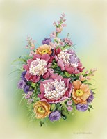 Bouquet with Peonies Fine Art Print