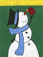 Snowman Smile Fine Art Print