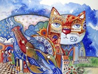 Cancer Cat Fine Art Print