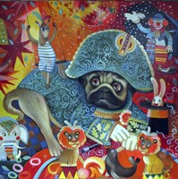 Circus Pug Fine Art Print