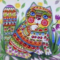 Deco Cat Fine Art Print
