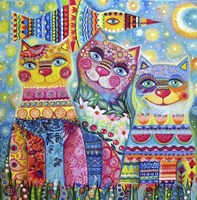 Deco Cats Fine Art Print