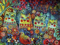 Happy Cats Fine Art Print