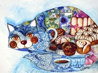 Lunch Cat Fine Art Print