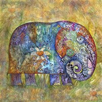 Runes Elephant Fine Art Print