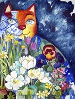 Spring Cat Fine Art Print
