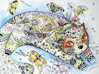 White Cat Fine Art Print