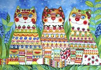 Magic Happy Cats! Fine Art Print