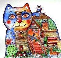 Russian Tale Cat Fine Art Print