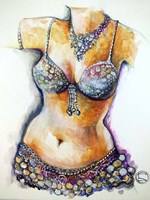 1001 Night Framed Print