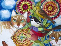Mandala Cats Fine Art Print