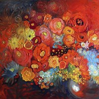 Red Nature Morte Fine Art Print