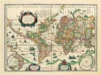 Mapworld 1630 Fine Art Print