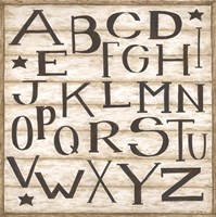 Alphabet Fine Art Print