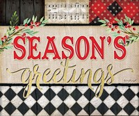 Season's greetings Framed Print