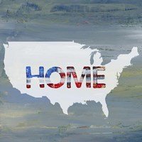 America Home II Framed Print