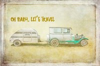Baby Let's Travel Fine Art Print