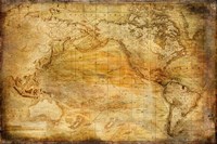 Vintage Map II Fine Art Print