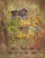 Take Me to the Cabin Mod Fine Art Print