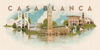 Vintage Casablanca, Morocco, Africa Fine Art Print