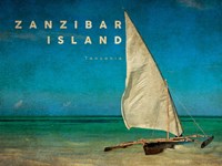 Vintage Zanzibar Island, Tanzania, Africa Fine Art Print