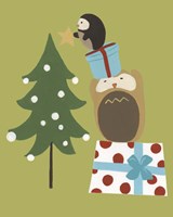 Happy Owlidays VI Fine Art Print