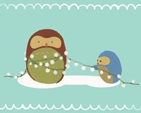 Happy Owlidays VII Fine Art Print