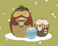 Happy Owlidays VIII Fine Art Print