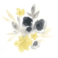 Citron Bouquet I Framed Print