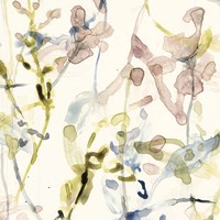 Flower Drips II Framed Print